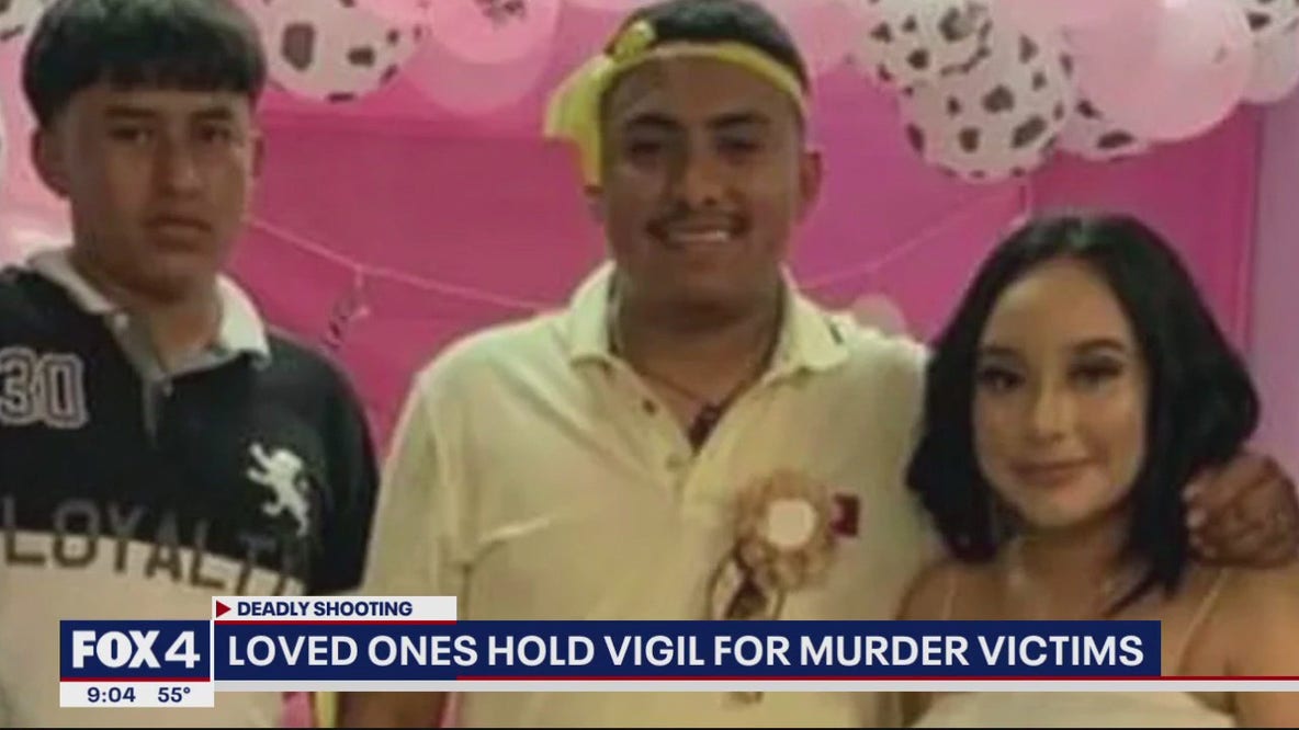 4 victims in Dallas apartment shooting named, families hold vigil